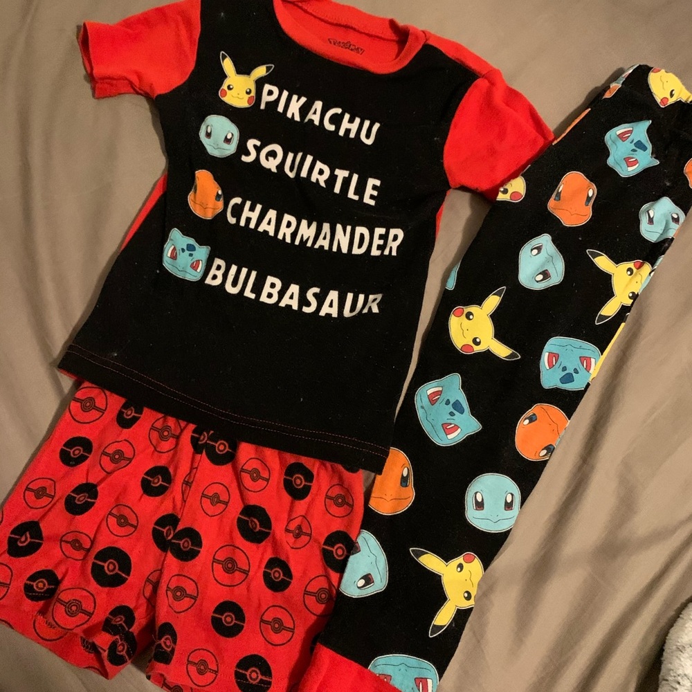 Pokémon Pajama Set size 6